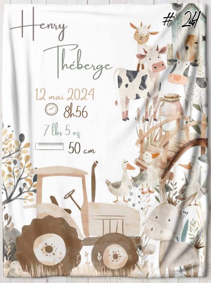 Doudou de naissance souvenir