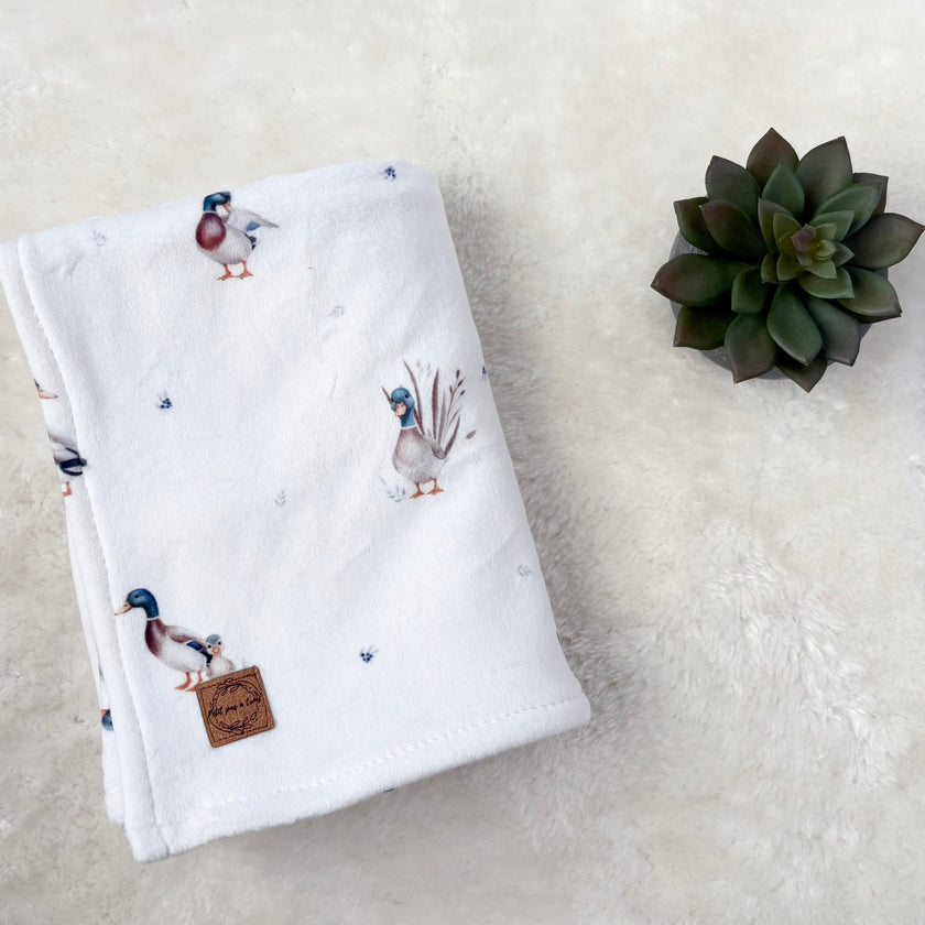 Doudou douceur - Mallard à tête bleu