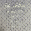 Broderie - Information de naissance
