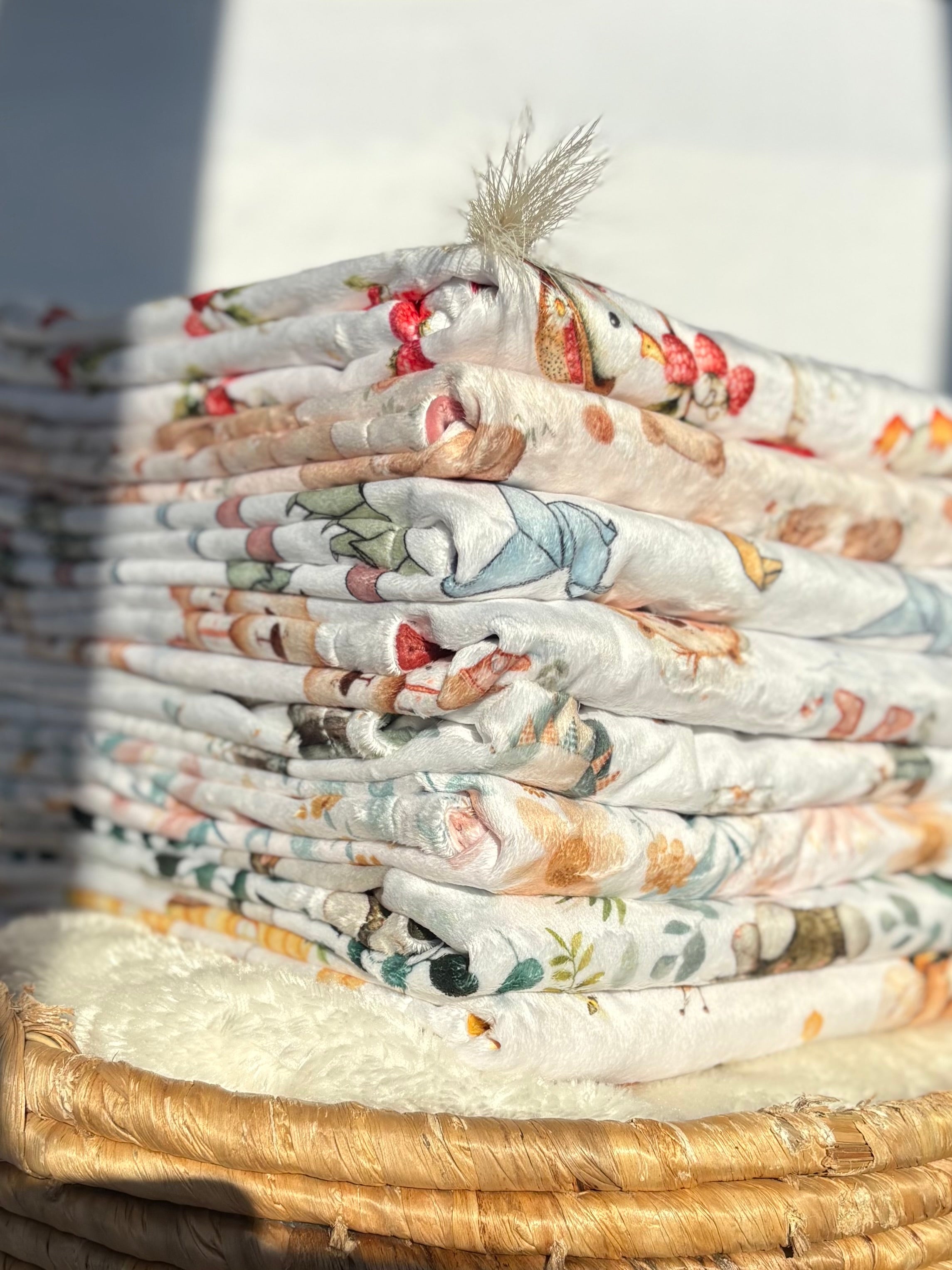 Couverture minky / fourrure personnalisée - Collection printemps 2026