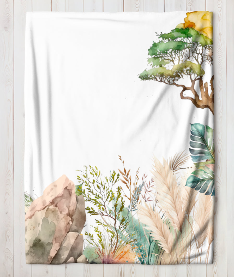 Doudou de naissance personnalisée - Safari