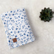 Doudou douceur - Fleurs bleues vintages