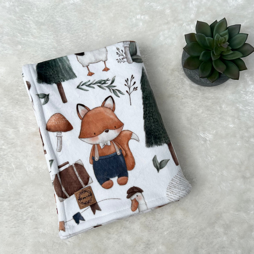 Doudou douceur - Animaux de la forêt vintage