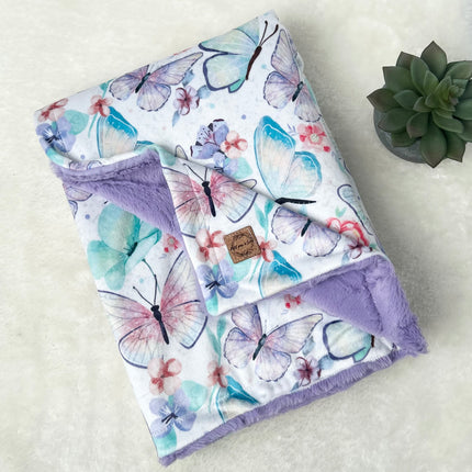 Couverture minky / fourrure - L’envol