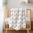 Couverture en minky - Ourson dans le ciel