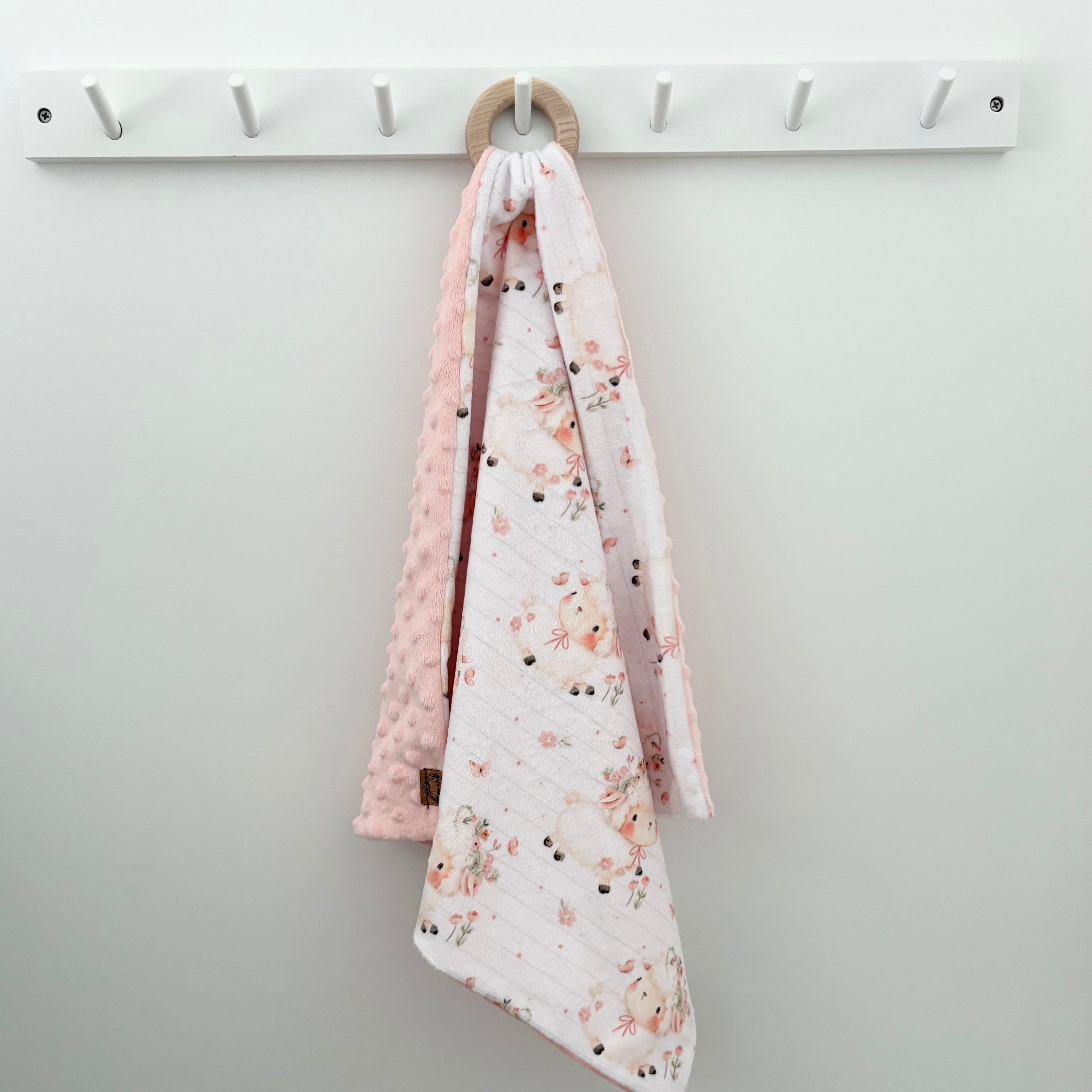 Doudou de transport - Brebis fleuris