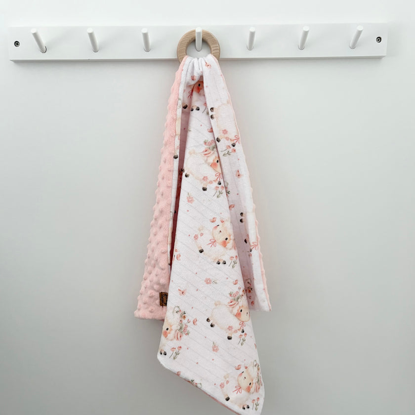 Doudou de transport - Brebis fleuris