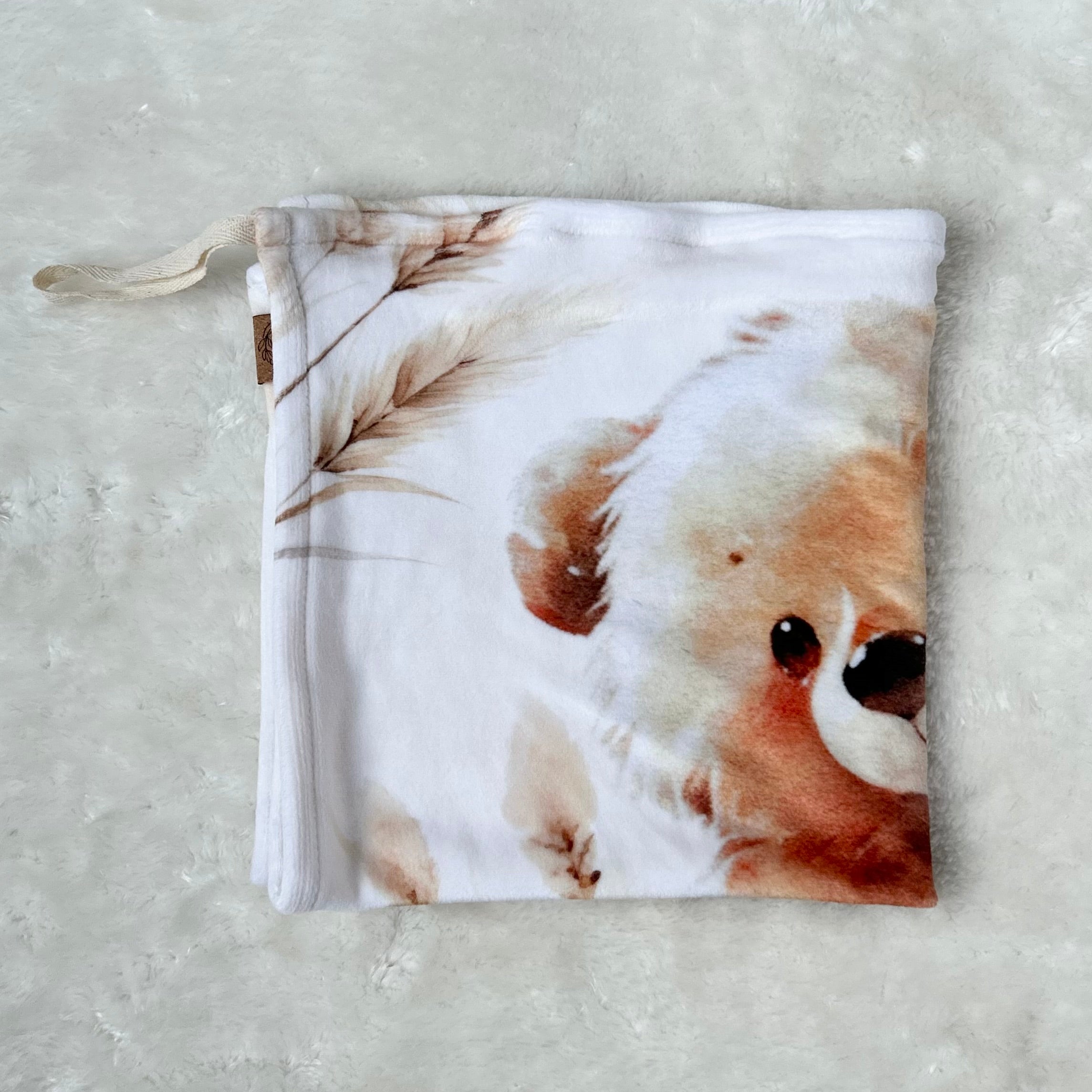 Doudou douceur attache-suce - Petit ourson