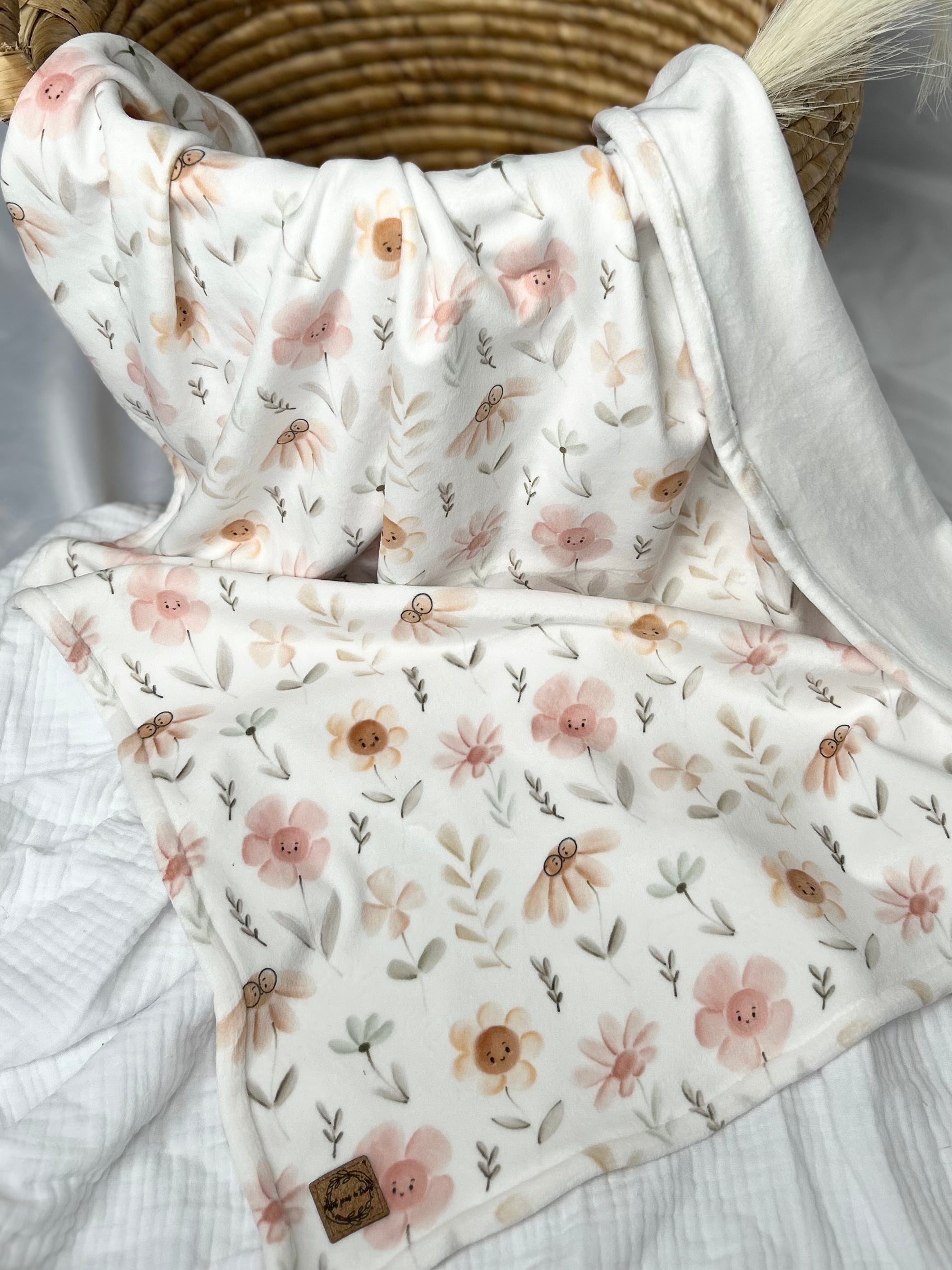 Doudou douceur - Fleurs studieuses