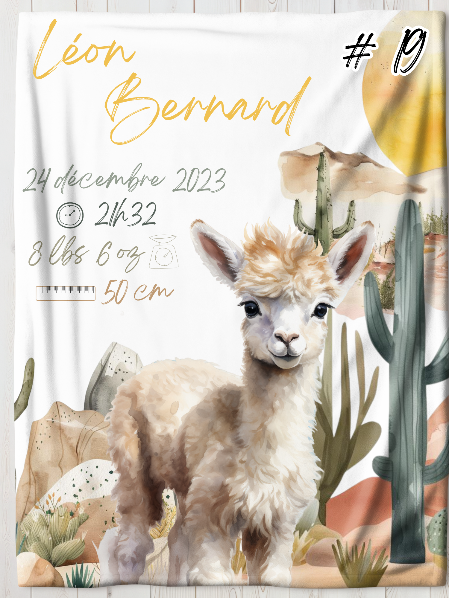 Doudou de naissance souvenir