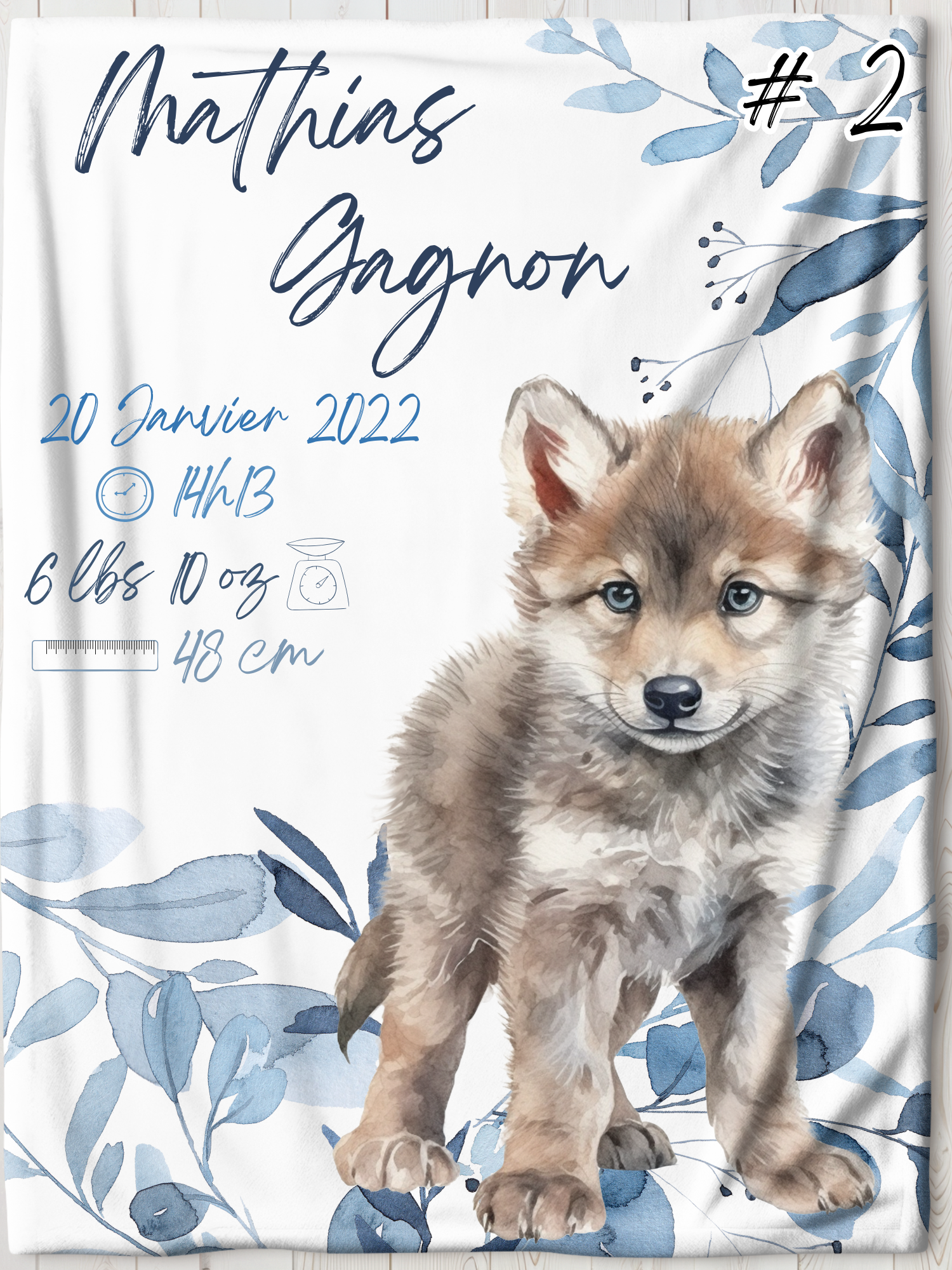 Doudou de naissance souvenir