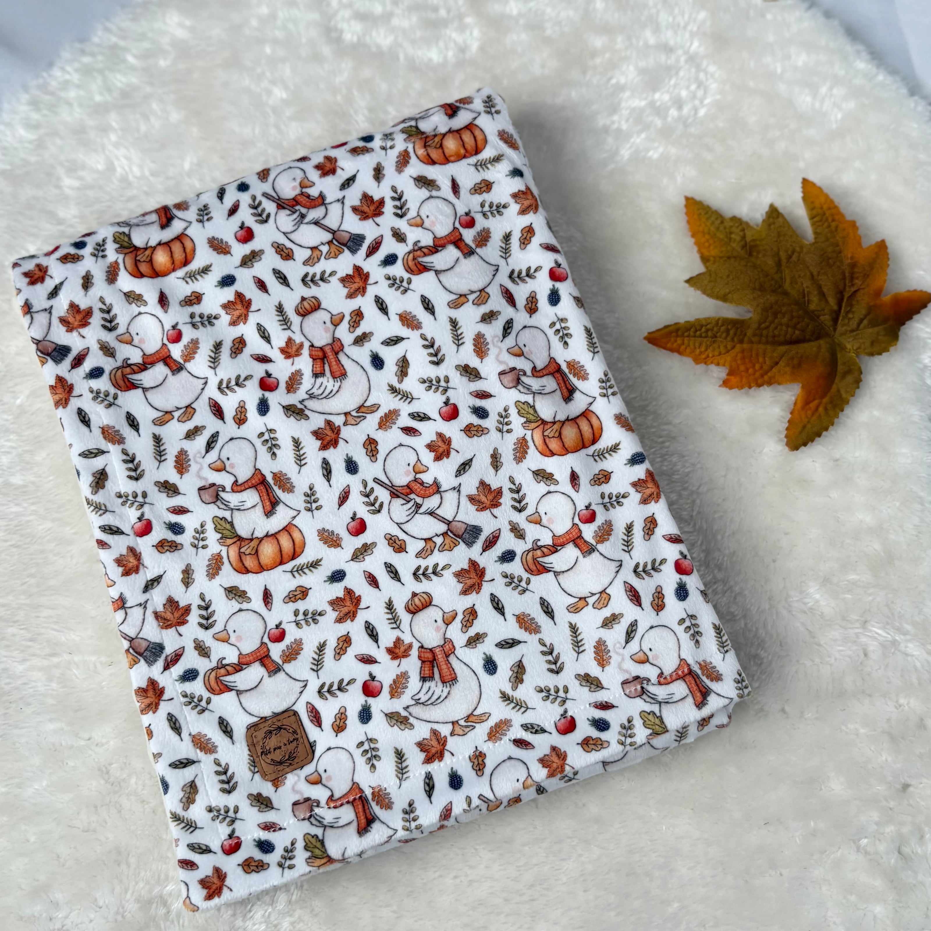 Couverture en minky - Gus Gus