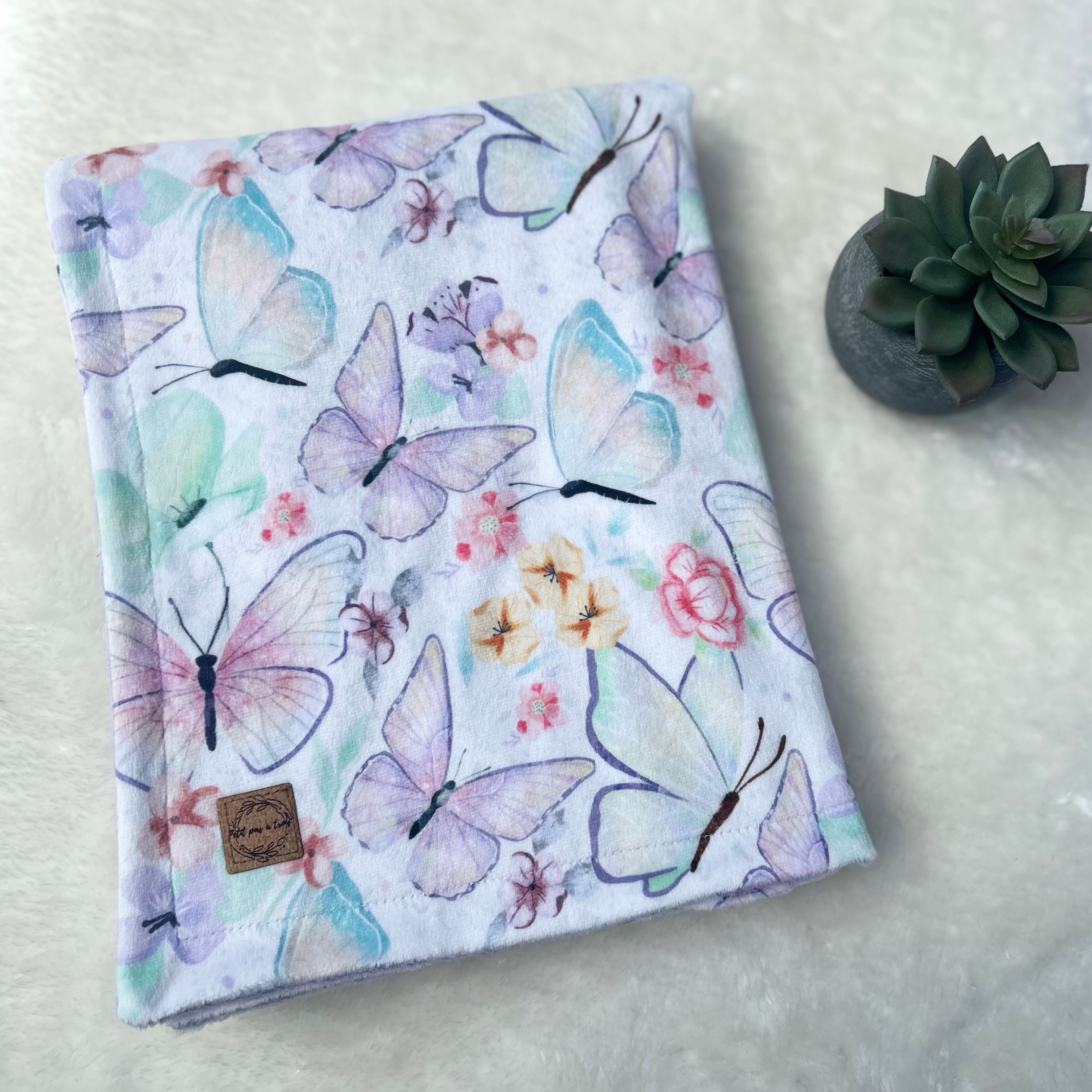 Couverture en minky - L’envol