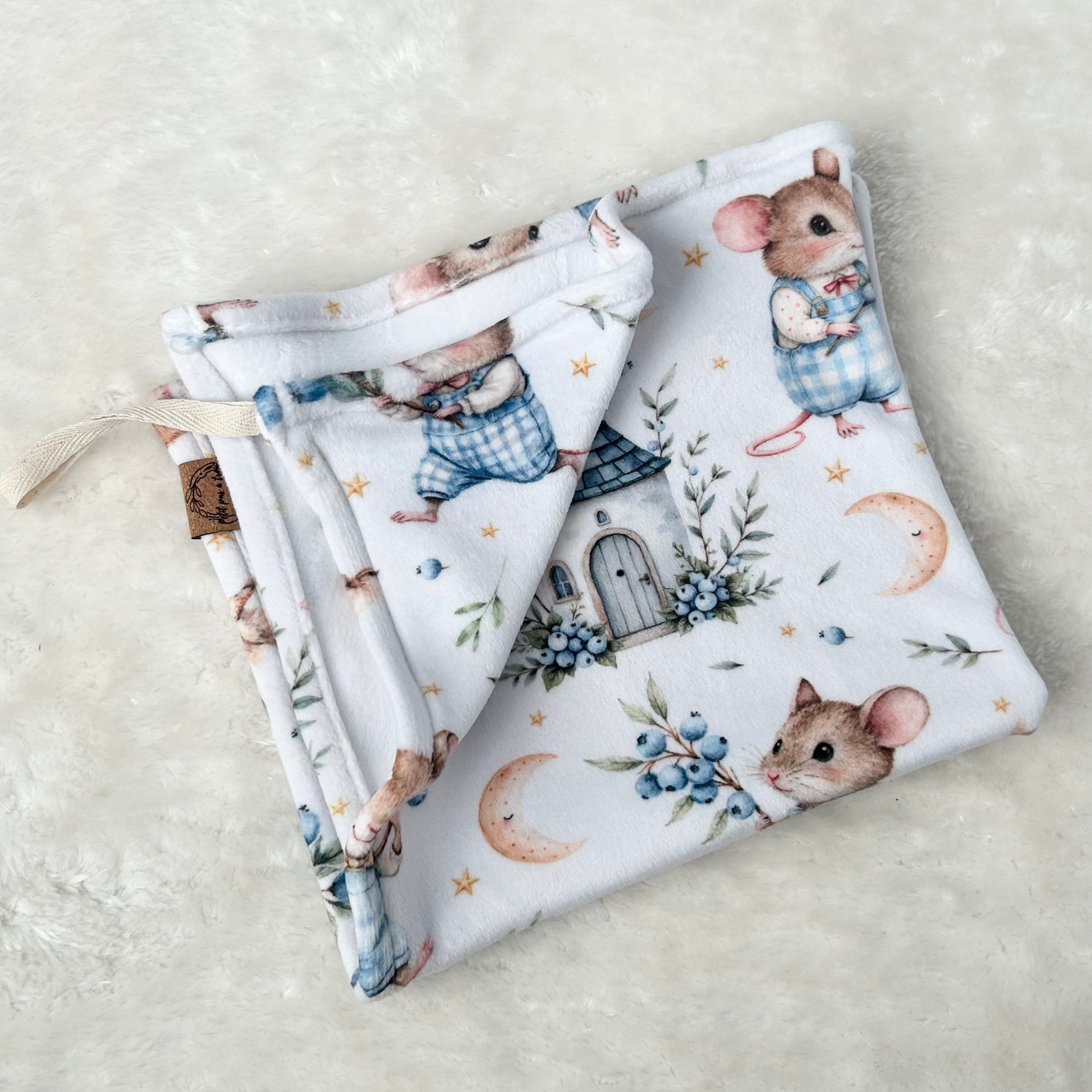 Doudou douceur attache-suce personnalisée