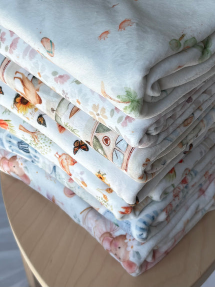 Couverture minky / fourrure personnalisée - Collection été 2026