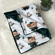 Couverture minky / fourrure - Oursons magiciens