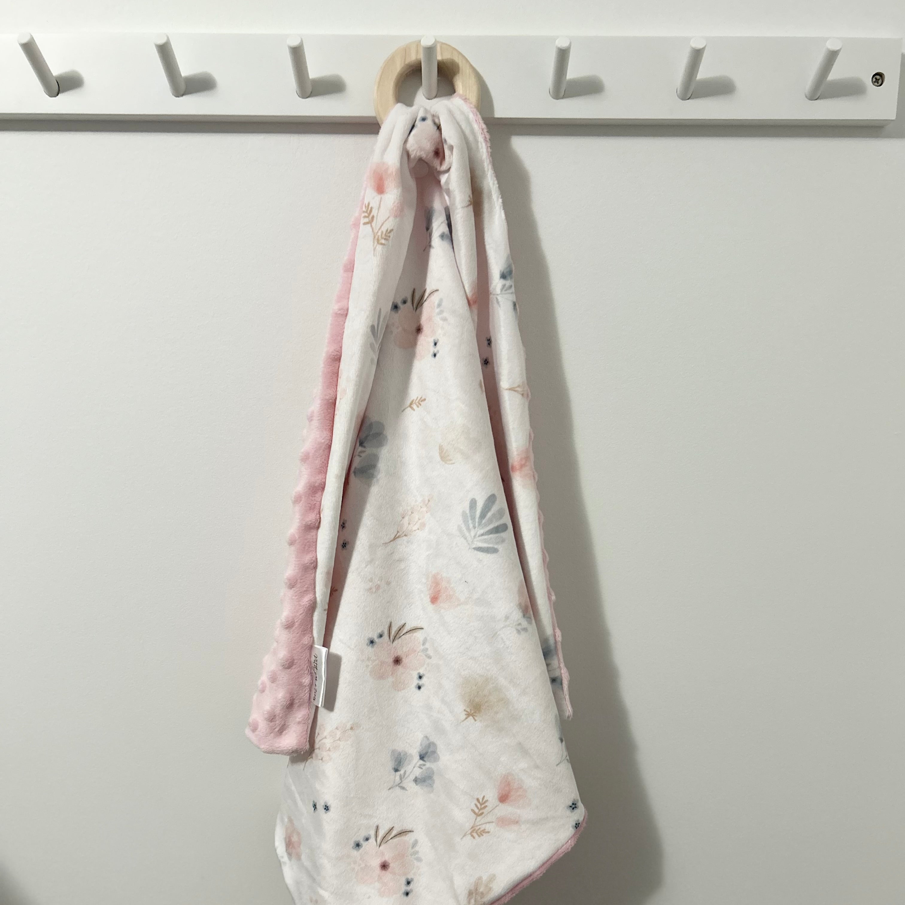 Doudou de transport - Floral boho pastel