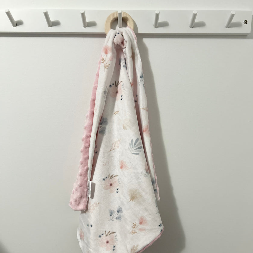 Doudou de transport - Floral boho pastel