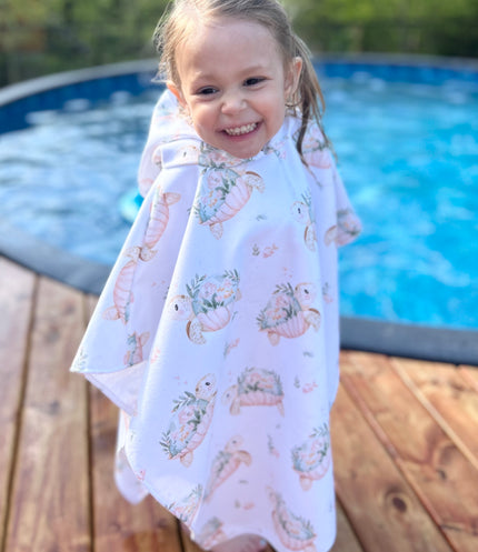 Poncho de plage pour bébé & enfant personnalisé