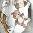 Doudou recto-verso - Ourson dans le ciel