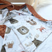 Couverture en minky - Dans les bois