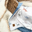 Couverture en minky - Dinos minimalistes