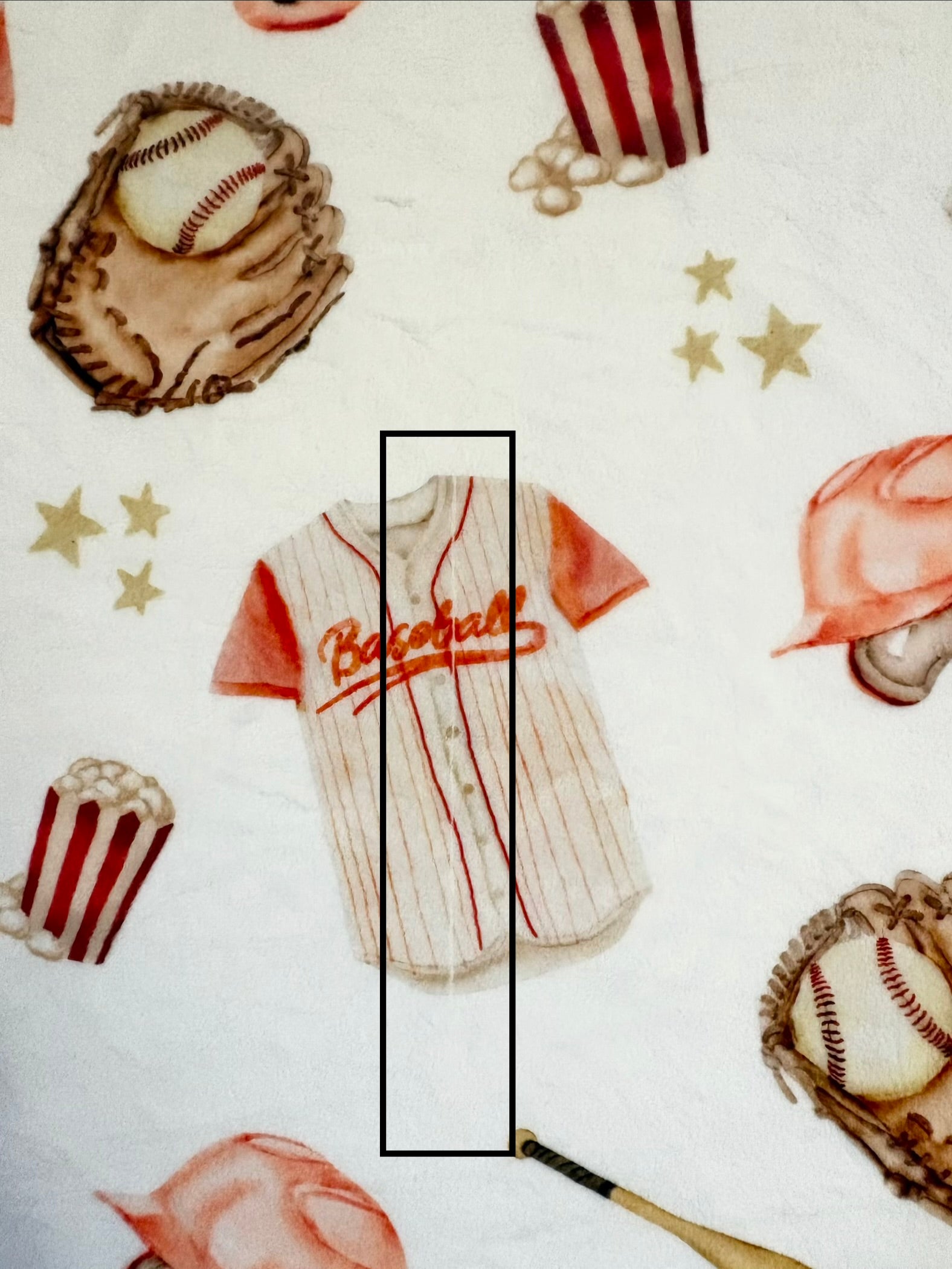 Doudou douceur - Baseball IMPARFAITE