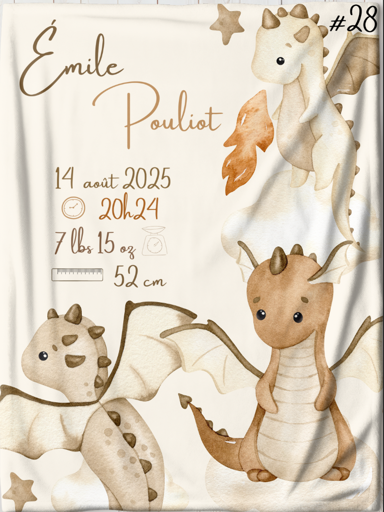 Doudou de naissance souvenir