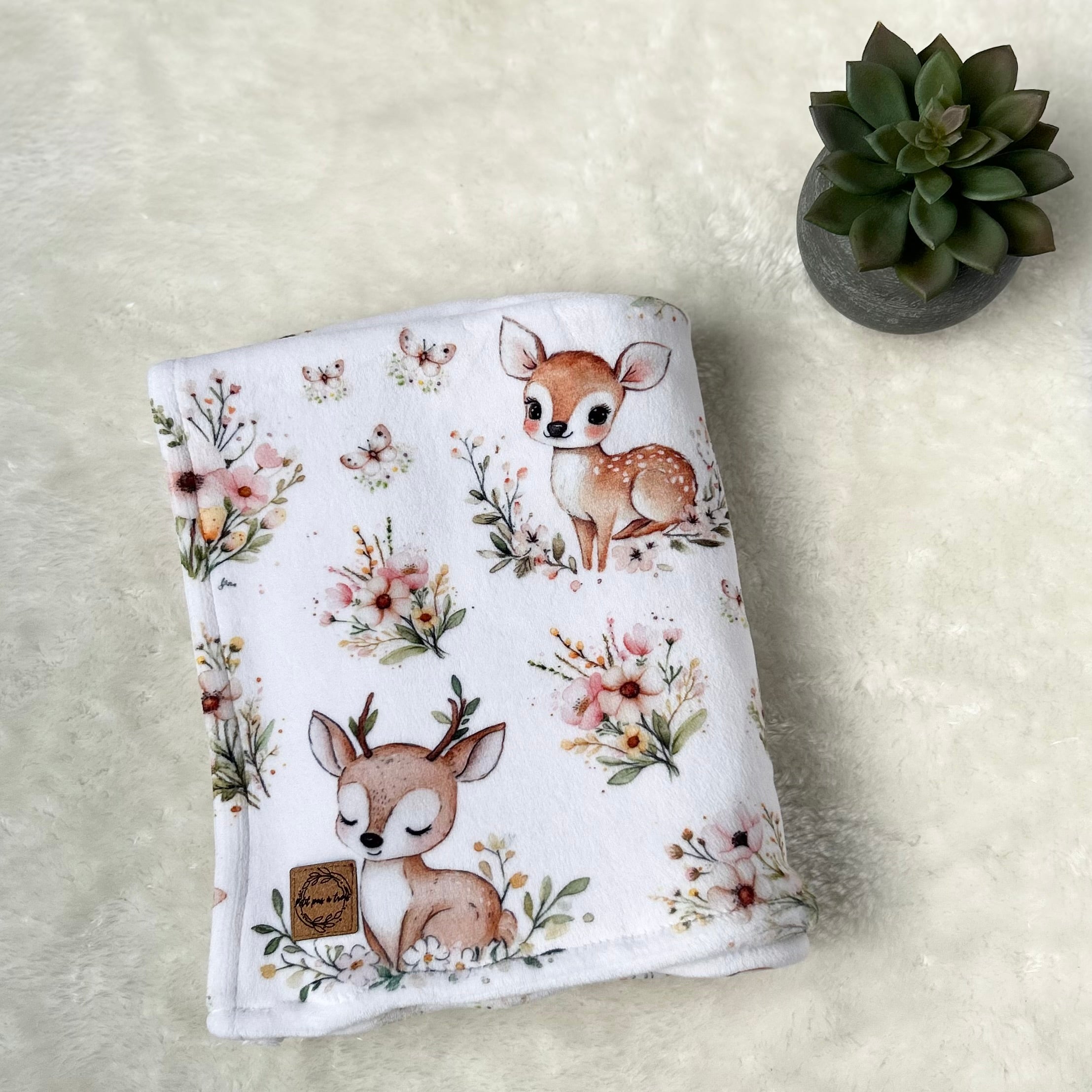 Doudou douceur - Bambi fleuris