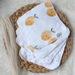 Débarbouilettes réversibles - Limonade / Blanc