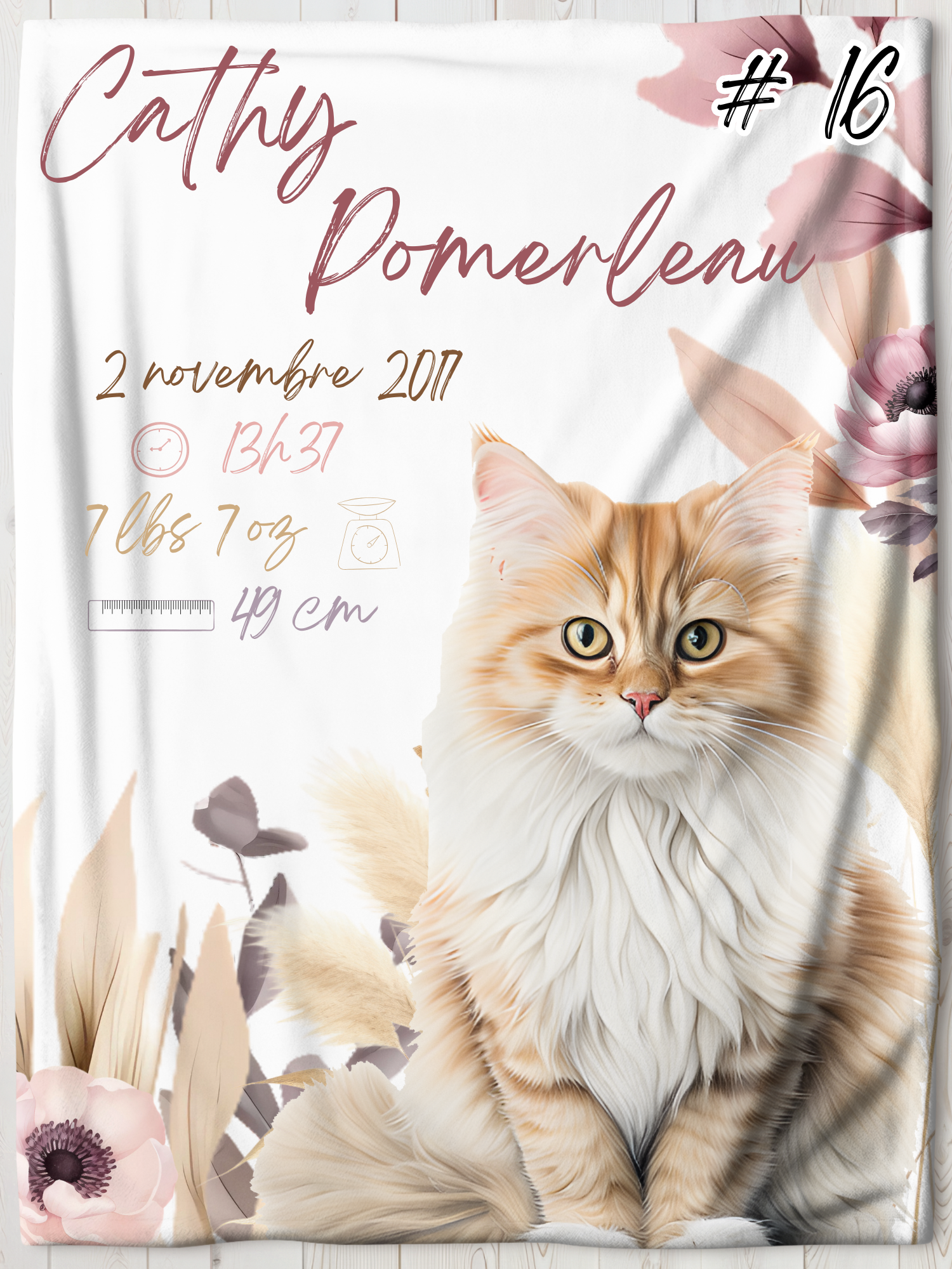 Doudou de naissance souvenir