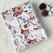 Couverture minky / fourrure - Petits animaux d’hiver