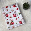 Couverture en minky - Lapins et fraises