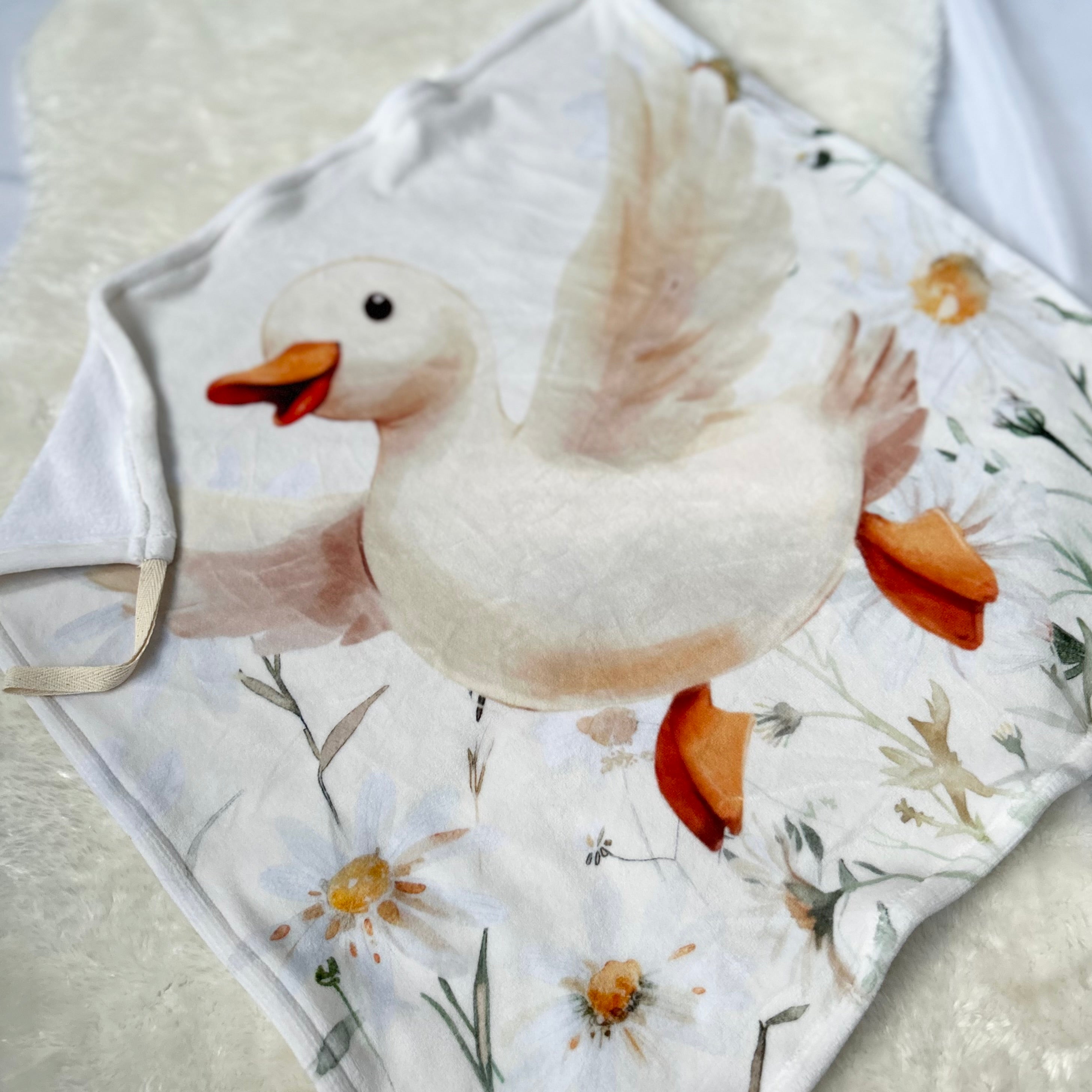 Doudou douceur attache-suce - Petite oie