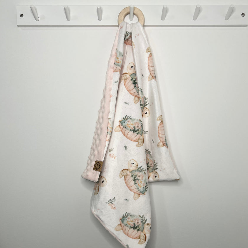 Doudou de transport - Tortues fleuris