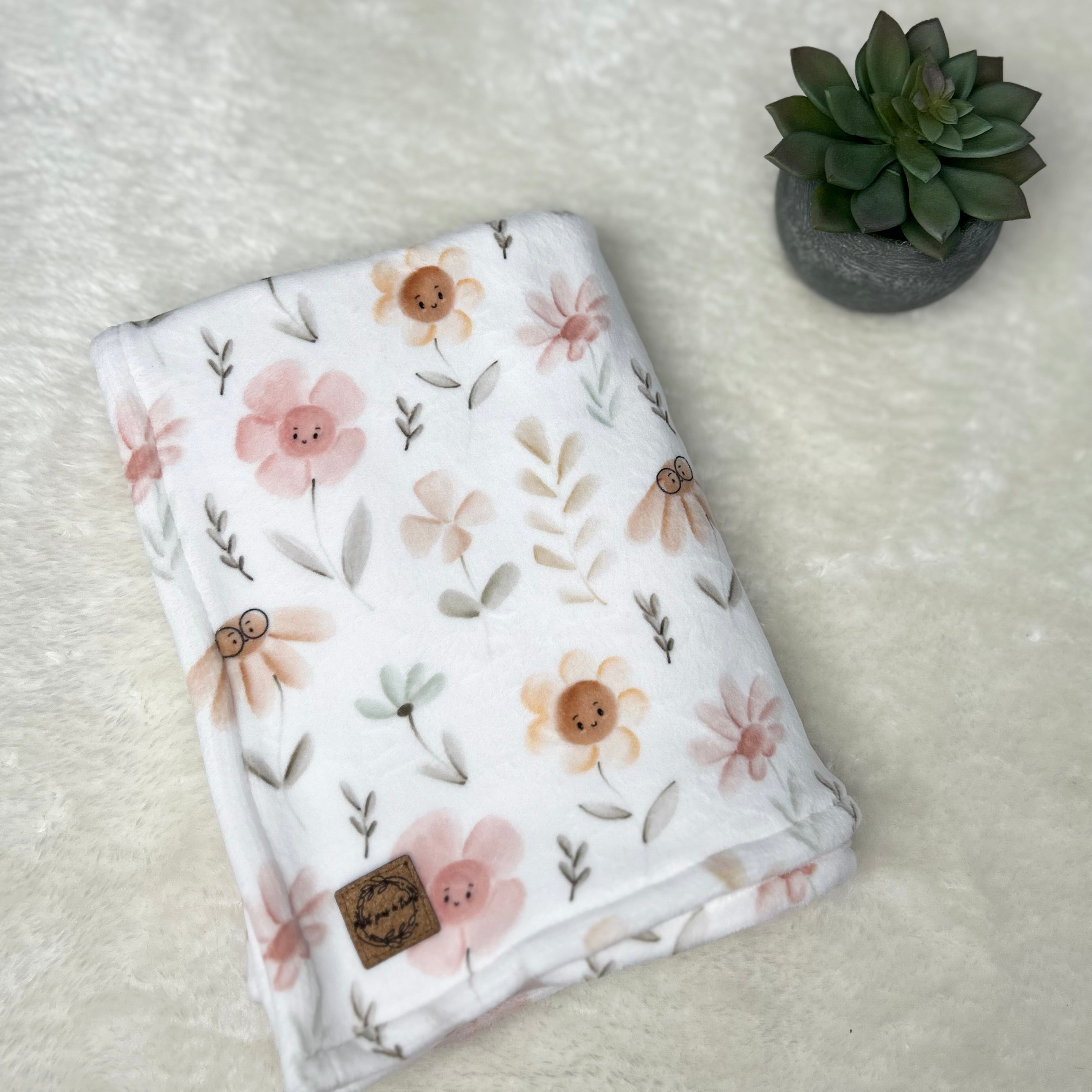 Doudou douceur - Fleurs studieuses