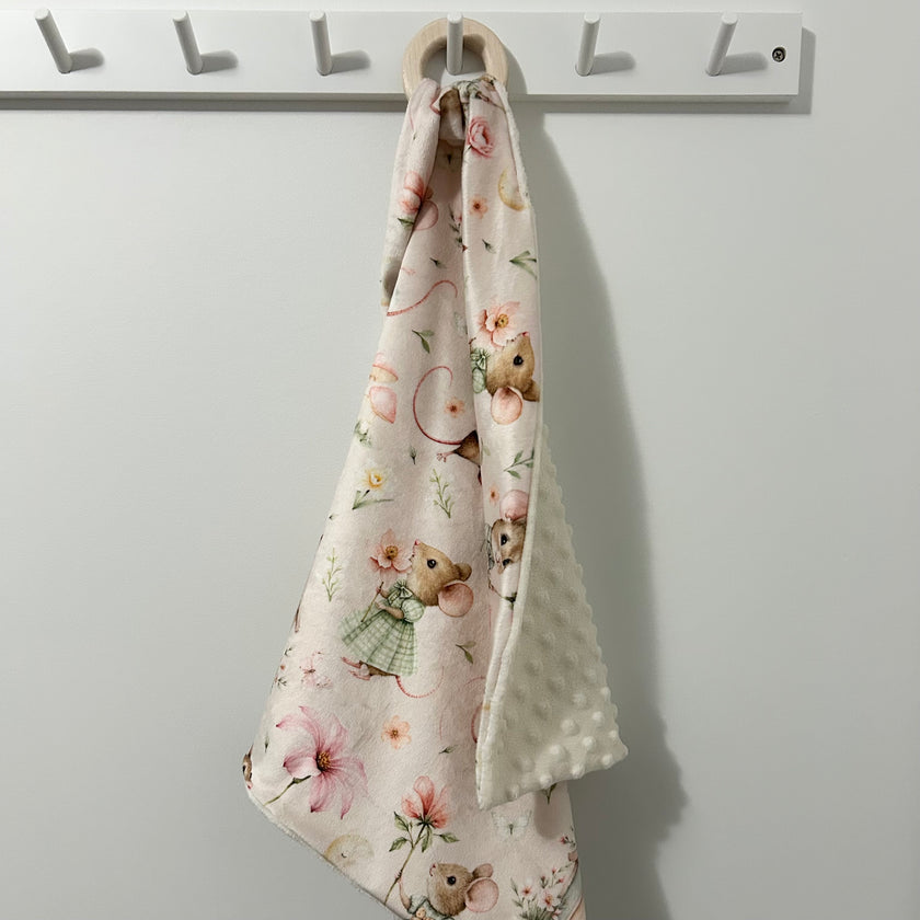 Doudou de transport - Au champs de fleurs