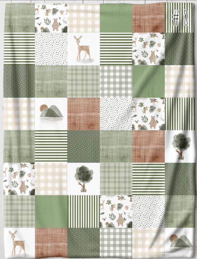 Couverture style courte-pointe