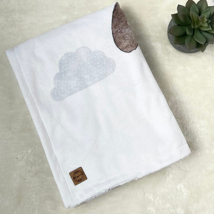 Doudou recto-verso - Ourson dans le ciel