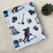 Couverture en minky - Hockey