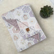 Couverture en minky - Nid d’abeille