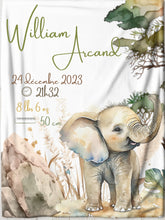 Charger l&#39;image dans la galerie, Doudou de naissance personnalisée - Safari

