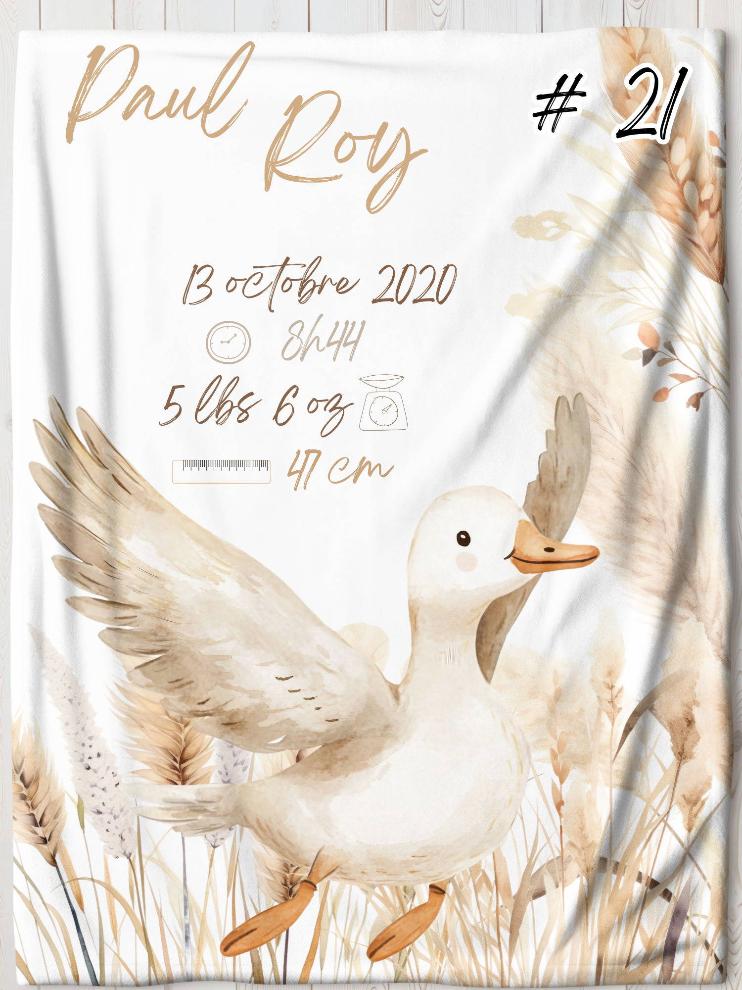 Doudou de naissance souvenir