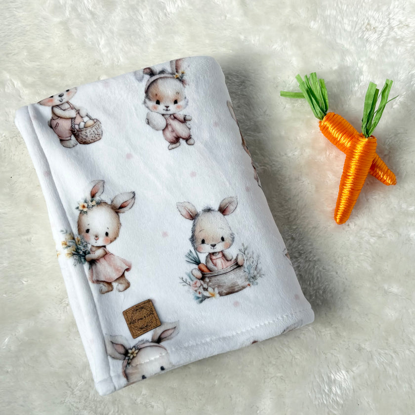 Doudou douceur - Lapine fleuris