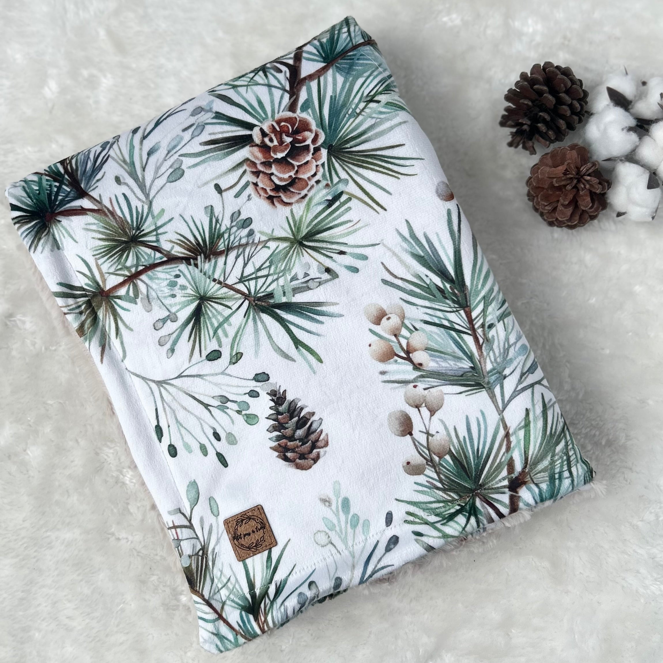 Couverture minky / fourrure - Cocottes de sapin