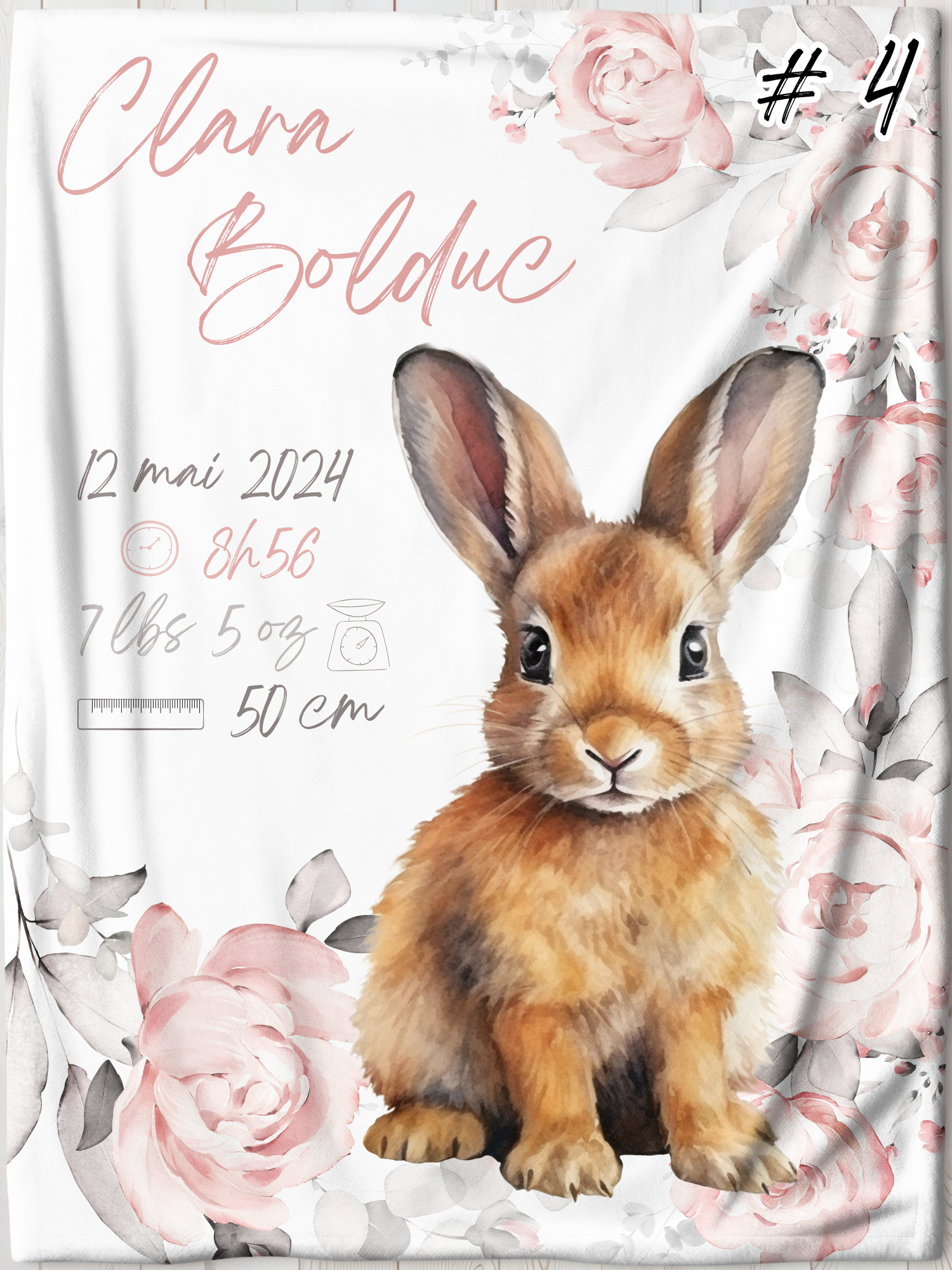 Doudou de naissance souvenir