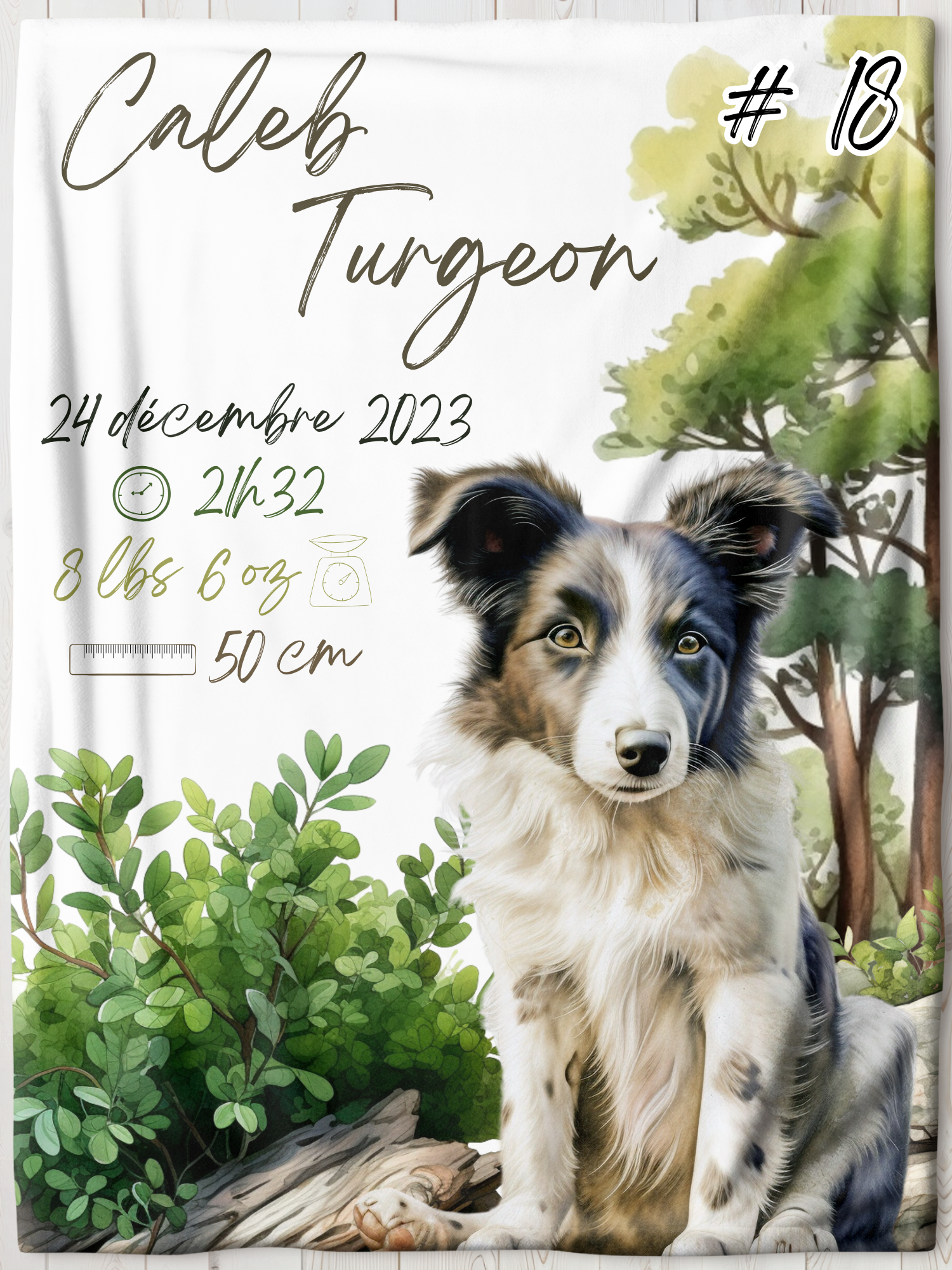 Doudou de naissance souvenir