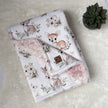 Couverture minky/fourrure - Bambi fleuris