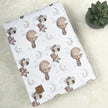 Couverture en minky - Ourson dans le ciel