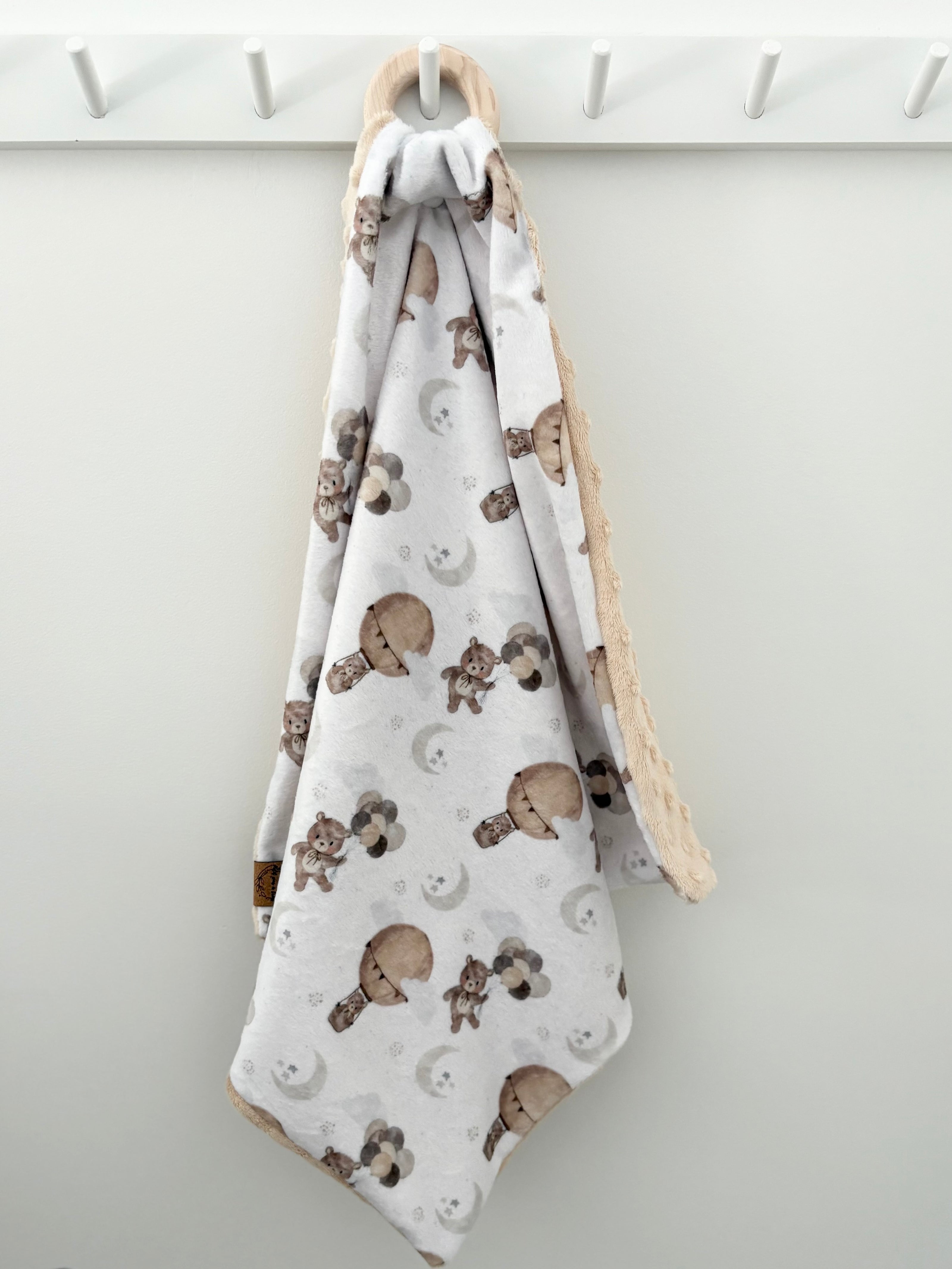Doudou de transport - Ourson dans le ciel